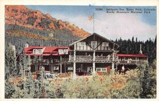 Baldpate Inn Estes Park,  Colorado Rocky Mountains C1910s Vintage Postcard