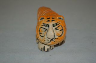 Vintage Aretesania Rinconada - Uruguay Ceramic Tiger Figurine