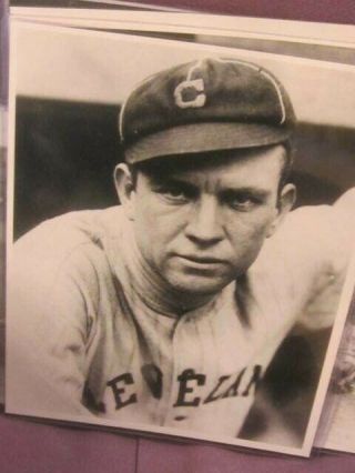 Tris Speaker Cleveland Indians Baseball Hall Of Famer 11x14 B&w Photo