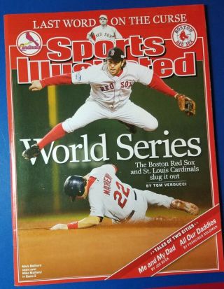 Sports Illustrated November 1,  2004,  World Series,  Red Sox And Cardinals Cover