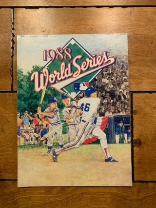 1988 World Series Official Program - Los Angeles Dodgers Vs Oakland Athletics