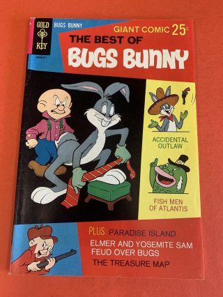 The Best Of Bugs Bunny 2 (1968 Gold Key) Giant Comic Book - Vintage