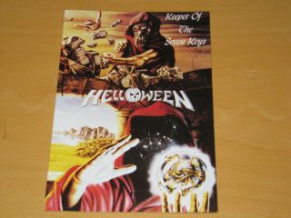 Helloween - Keeper Of The Seven Keys - Vintage Postcard (promo)
