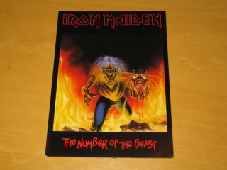 Iron Maiden - The Number Of The Beast - Vintage Postcard  (promo)