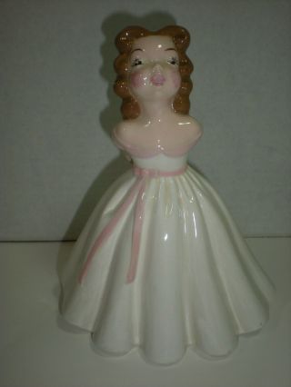 1950s Vtg Holland Mold Southern Bell Girl Figurine Mid Century Modern