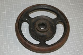 Vintage Sewing Machine Metal 3 Spoke Hand Wheel