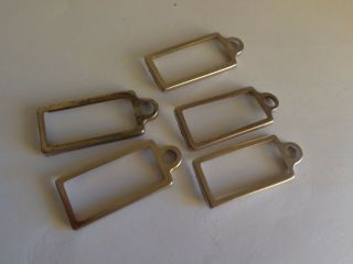 Five 5 Empty Miniature Dav License Plate Frames Only No Tags