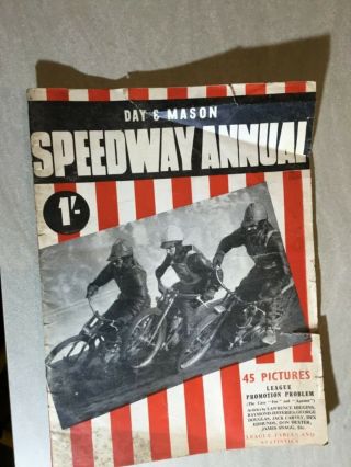 Vintage Day & Mason Speedway Annual 1950 (32 Pages Inc.  Covers)