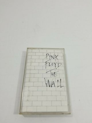 Vintage 1979 Pink Floyd The Wall Rock Album Cassette Tape P2t36183