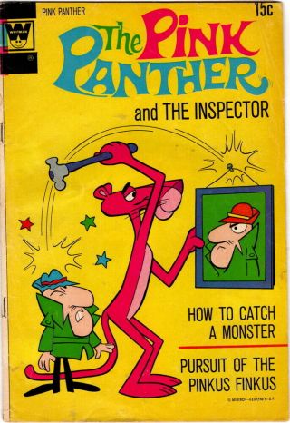 The Pink Panther Comic No 7,  1972,  Vintage Whitman Comic