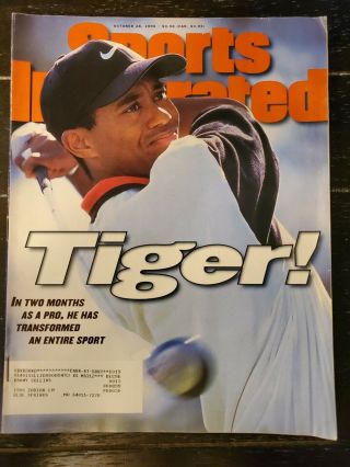 October 28,  1996 Tiger Woods Rc Sports Illustrated