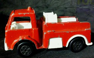 Vintage Tootsie Toy Fire Truck Made In Usa Vehicle Toy Fireman Pumper Rescue 3 "