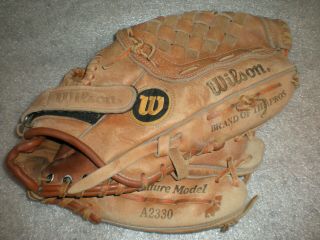 Vintage Wilson George Brett Signature Model A2330 12 " Baseball Glove Mitt