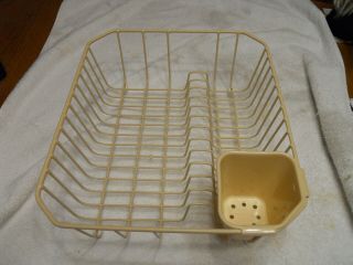 Vintage Rubbermade Dish Drying Rack Tan