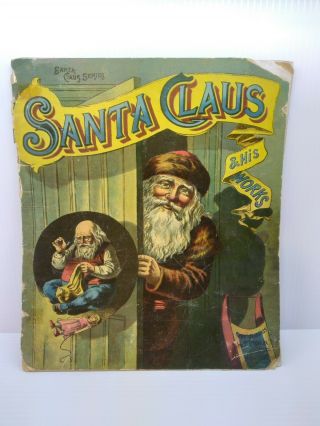 Vintage Santa Cruz Book 1889 By Mclaughlin Bros York & Old