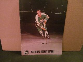 Mar 25 1970 Nhl Hockey Game Program Minnesota North Stars @ Pittsburgh Penguins