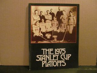 Apr 22 1975 Nhl Stanley Cup Hockey Program Ny Islanders @ Pittsburgh Penguins