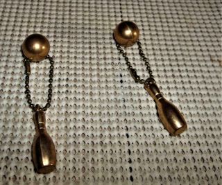 Bowling Key Chains/charms Vintage 1950 