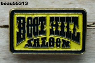 Boot Hill Saloon Bar Daytona Florida Bike Week Harley Rally Vest Jacket Pin