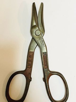 ⚒vintage 1930’s Forged Metal Cutter Shears Forged Usa 7 Inch Britain Ct
