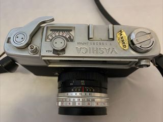 YASHICA Minister - D 35mm Vintage Film Camera YASHINON 2.  8 45mm Lens JAPAN 2
