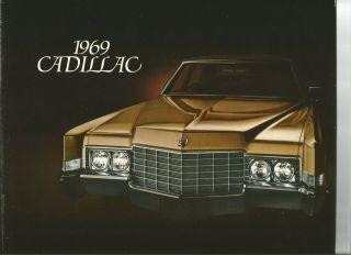 1969 Cadillac Fleetwood,  Deville,  Eldorado Dealer Sales Brochure