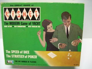Vintage 1967 Kismet The Modern Game Of Yacht Complete