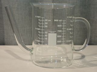 Vintage Catamount Glass Gravy,  Fat Separator Beaker 4 Cup