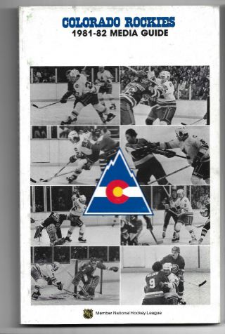 Hockey Nhl Colorado Rockies Guide And Stats,  1981 - 82