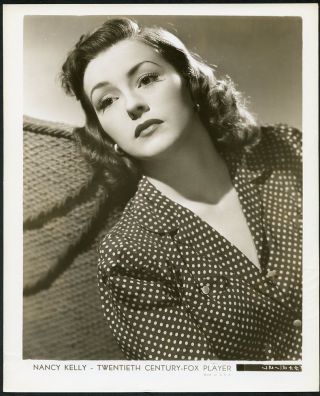 Nancy Kelly Vintage 1940s 20th Century Fox Portrait Photo