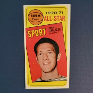 Vintage - 1970 Topps Basketball / " John Havlicek All Star " 112 Pack Fresh