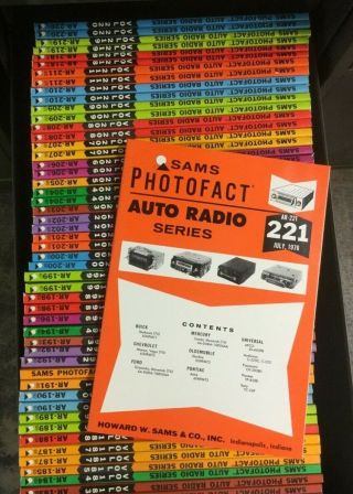 Vintage Howard W.  Sams & Co.  Sams Photofact Auto Radio Series Book Ar - 194
