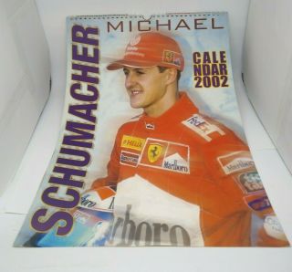 Michael Schumacher Ferrari Vintage 2002 Calendar 42cm X30cm