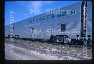Slide Atsf Santa Fe Bi - Level Coach 710 In 1968