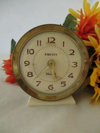 Vintage Equity Minibell Wind Up Alarm Clock