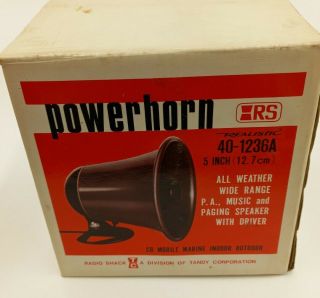 Vintage Radio Shack Realistic Power Horn Loudspeaker 5 