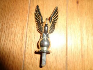 Vintage Cast Gold Metal Trophy Topper Eagle On Ball W/wings Sports Team Award