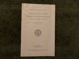 51st Annual Report Of The Director Of Locomotive Inspection 1962