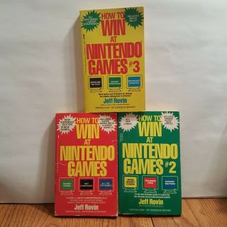 How To Win At Nintendo Games 1 - 3 - Jeff Rovin - Vintage - Tips Strategy Codes