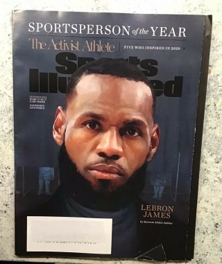 Sports Illustrated Sportsperson Of The Year December 2020 Lebron James Cover