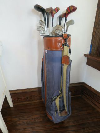 Vintage Wilson Golf Club Set - Arnold Palmer Bag