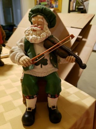 Vintage Patrick O’santa Music Box Plays When Irish Eyes Are Smiling