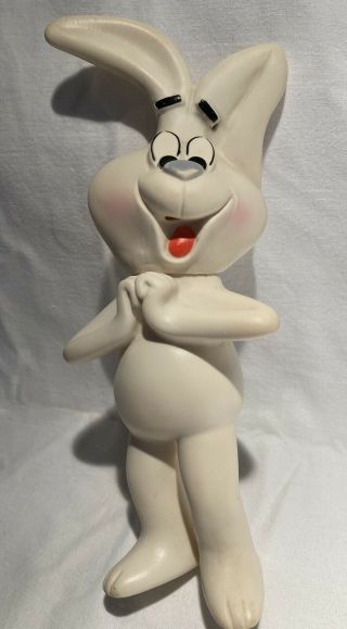 Vintage Trix Rabbit Squeeze Toy.  General Mills 1970’s