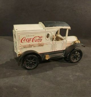 Vintage Coca - Cola Cast Iron Delivery Truck