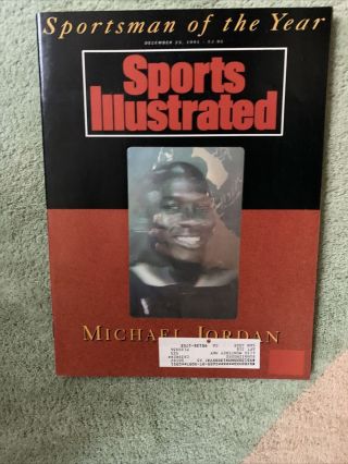Sports Illustrated December 23,  1991 Michael Jordan Hologram Cover