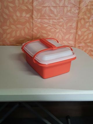 Vintage Tupperware Pack N Carry Lunch Box With Handle