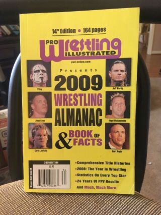 14th Edition Pro Wrestling Illustrated 2009 Wrestling Almanac Of Books And Facts