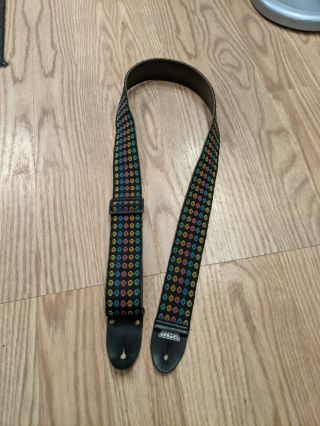Vintage Ace Guitar Strap On Very Good.  1970 