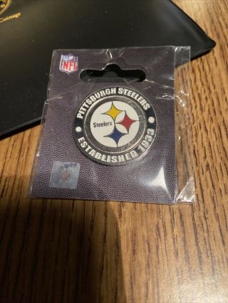 Steelers Nfl Pitsburgh Steelers Established 1933 Pin Collectables Fan Pin