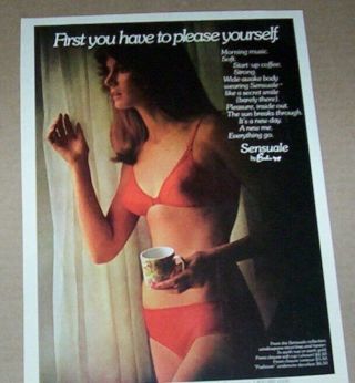 1974 Print Ad Page - Bali Panties Bra Sexy Girl Lingerie Vintage Advertising